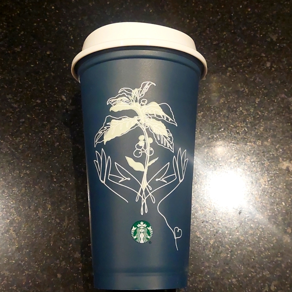 🎄🎁Starbucks Sip Sustainably Earth Day 2022 Reusable Cup 16oz🎄🎁